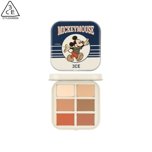 [Hcm][100% Auth] Bảng Phấn Mắt 3Ce Matte Eye Color Palette Mickey Mouse #Over And Out 72G