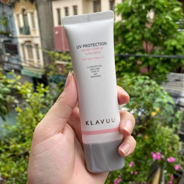 [Màu Hồng] Kem Chống Nắng Klavuu Hồng Spf50+ 50Ml - Nâng Tông Da Trắng Hồng