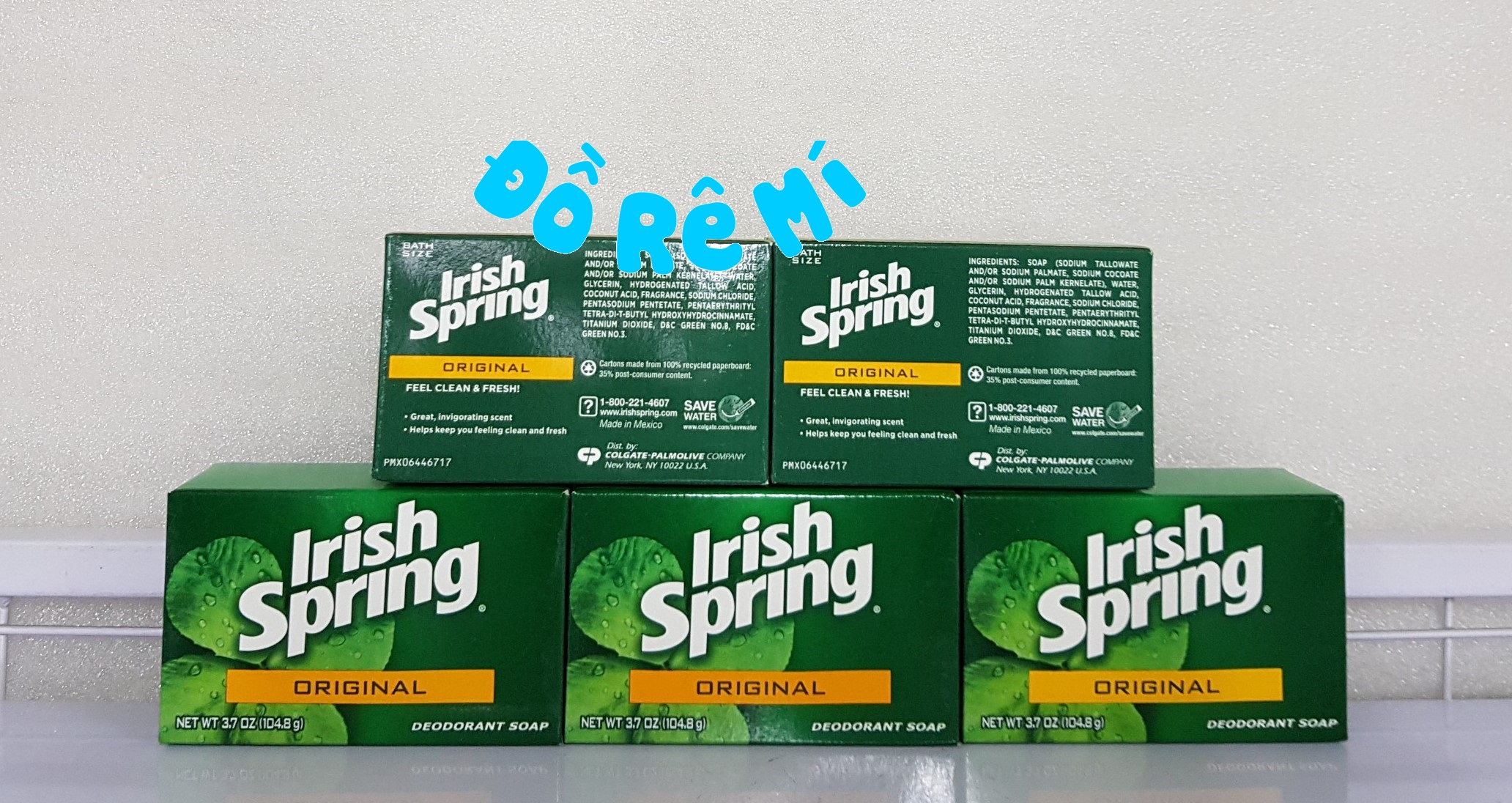 [Hcm]Combo 5 Cục Xà Phòng Irish Spring 106 Gam Usa