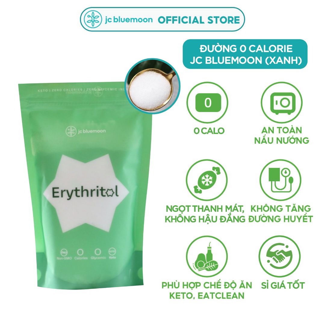 ✅[RẺ BẤT NGỜ] Đường ăn kiêng 0 Calo Erythritol JC BLUEMOON