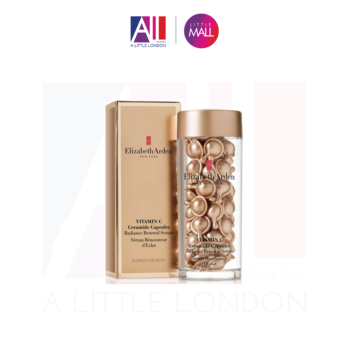 Tinh Chất Sáng Da Elizabeth Arden Vitamin C Ceramide Capsules - 60 Viên (Bill Anh)