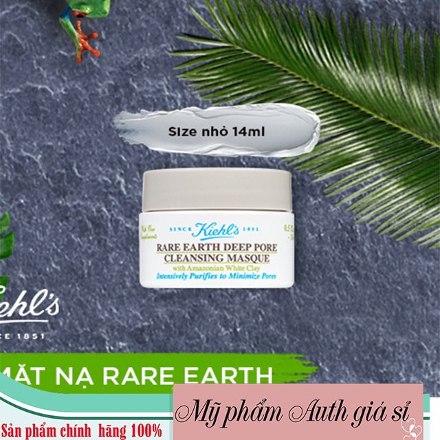 [HCM]MẶT NẠ ĐẤT SÉT KIEHLS MINI 14ML SE KHÍT LỖ CHÂN LÔNG GIẢM MỤN ĐẦU ĐEN VÀ MỤN ẨN CẤP ẨM DƯỠNG DA GIẢM NHỜN