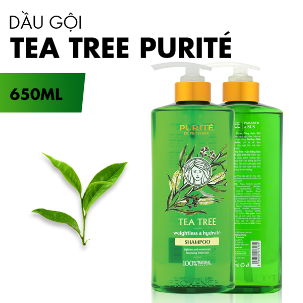 [Hcm]Dầu Gội Tea Tree Purité De Prôvence (650Ml)