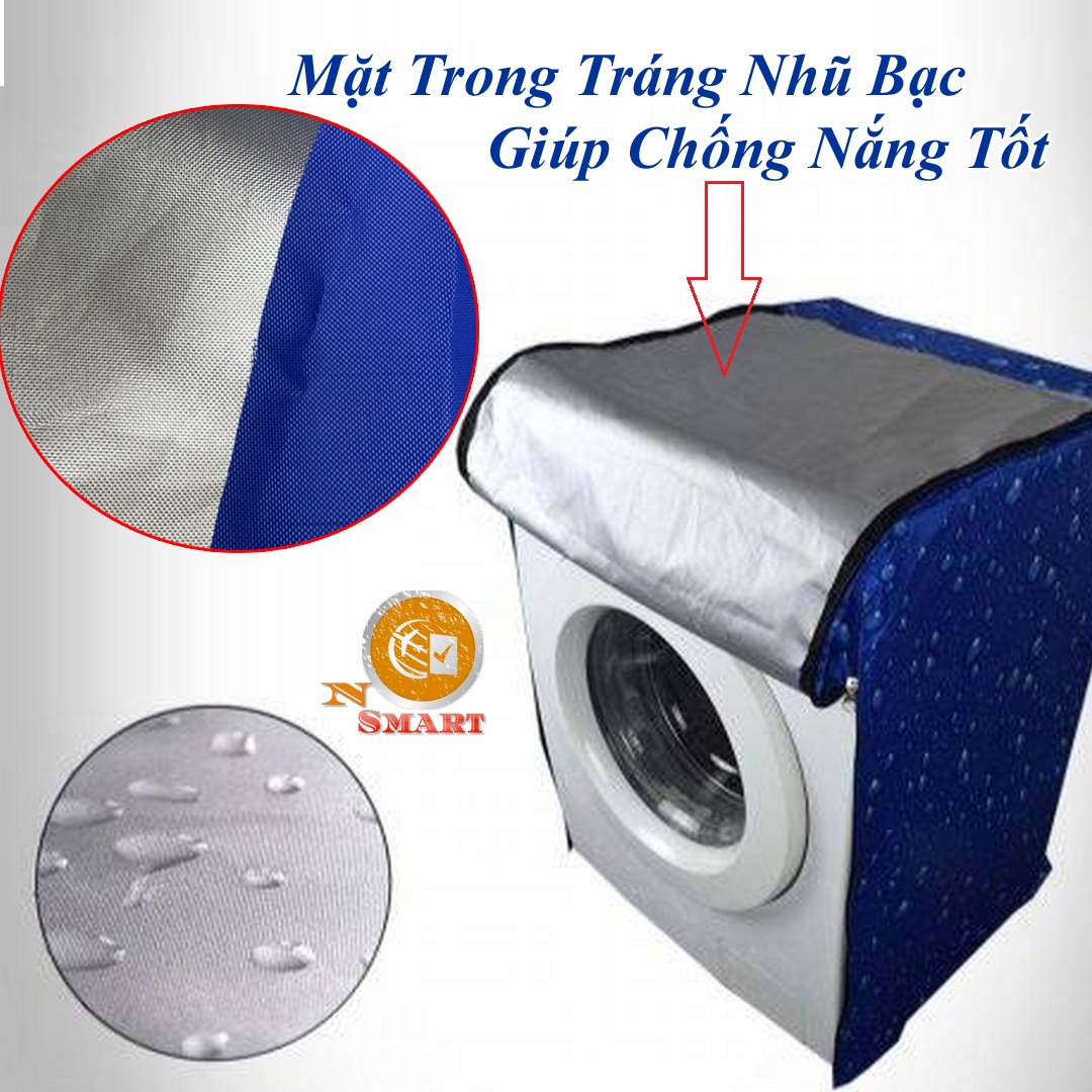 Bạt Che Máy Giặt Siêu Bền Vải Dù Siêu Bền Chống Mưa Nắng Nóng Từ 7kg đến 15kg