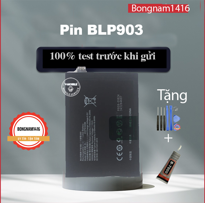Pin BLP903 Thay Thế Cho OnePlus Nord CE 2 – Tặng Keo B7000 & Bộ Sửa