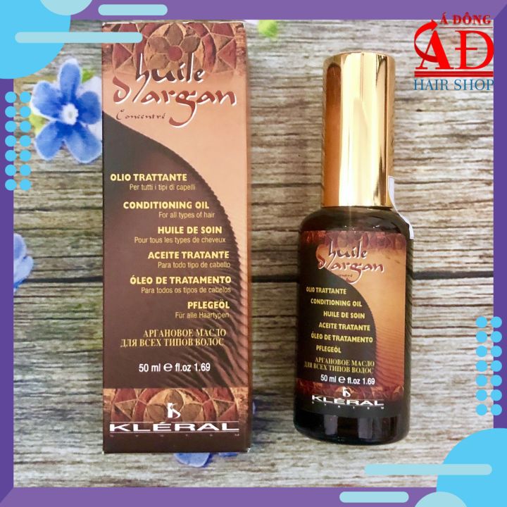 Kleral Huile Dargan Oil Italy 50Ml - Tinh Dầu Dưỡng Bóng Tóc Khô Xơ Rối