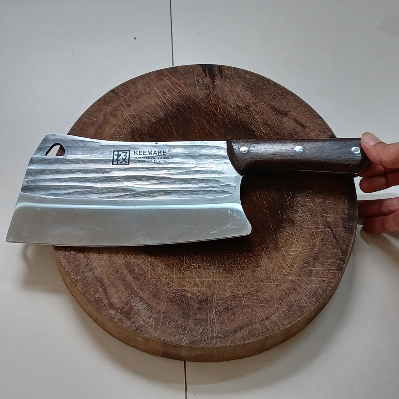 Cặp Dao Chặt Xương Bò Dê Gà Thái Rau Thịt Sắc Bén. Dao Nhật Bãi