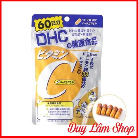 Viên Uống Bổ Sung Vitamin C DHC Nhật Bản 120 Viên