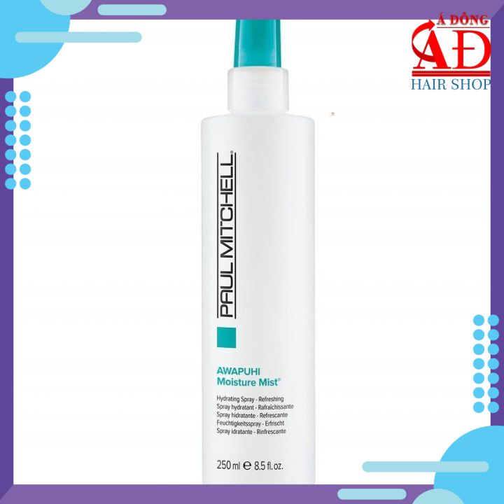 Xịt Dưỡng Paul Mitchell Awapuhi Moisture Mist Hydrating Spay Mềm Mượt Phục Hồi Tóc Mỹ 250Ml