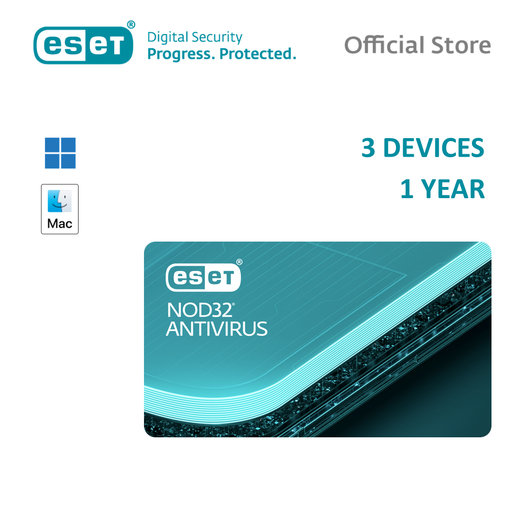Phần mềm diệt virus ESET NOD32 Antivirus Software - Digital Security Protection - Hàng chính hãng