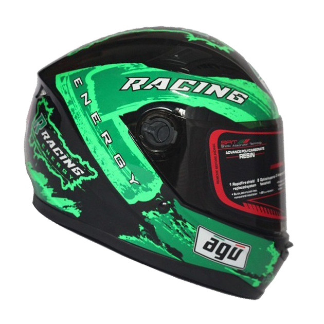 Mũ Bảo Hiểm Fullface AGU Siêu Chất - BH Chính Hãng 12 Tháng (TẶNG Miếng Chắn Bụi + Túi AGU + Tem LOG