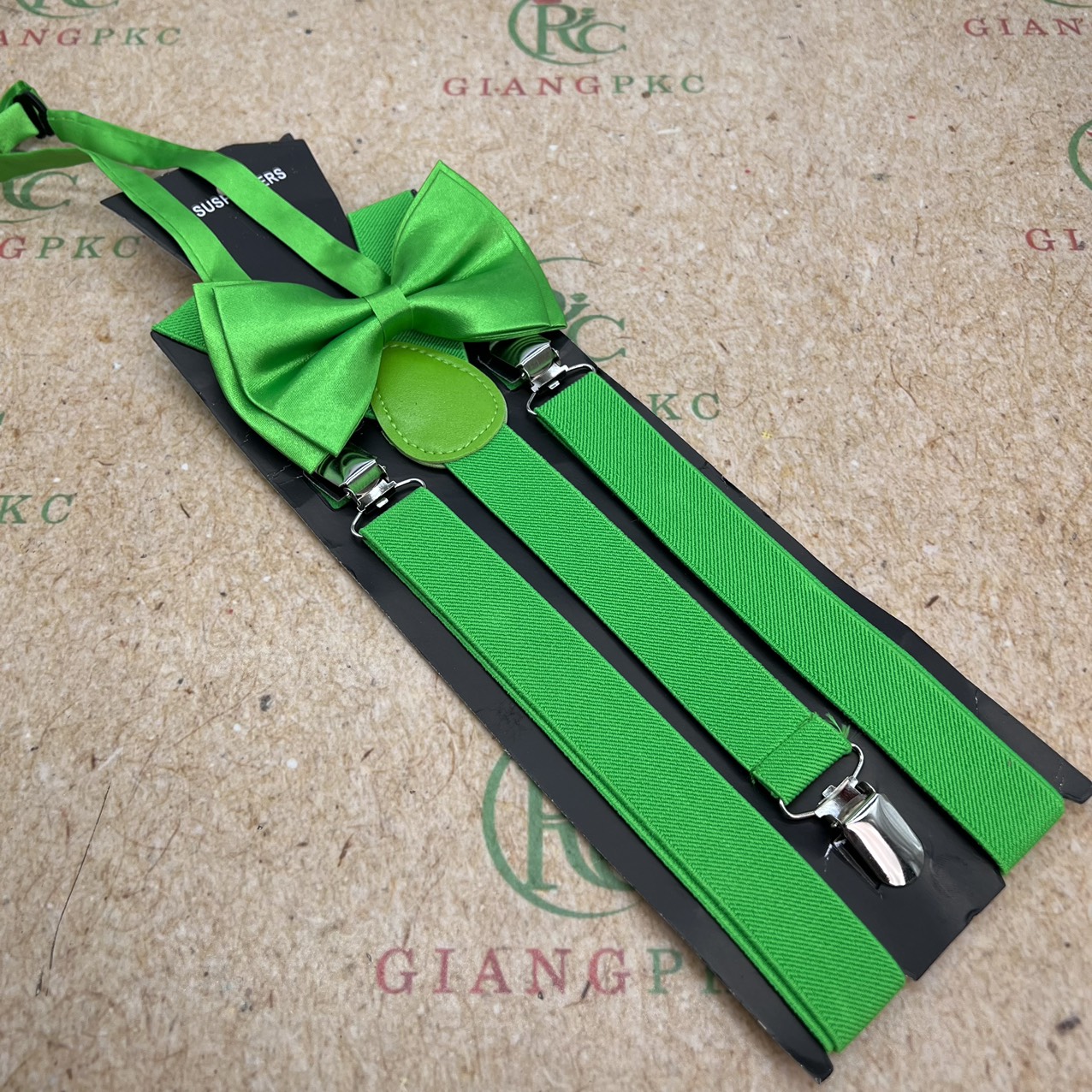 Dây đai quần chữ y nam 2.5cm kèm nơ cao cấp Giangpkc 2023 Phụ Kiện Cưới Giang