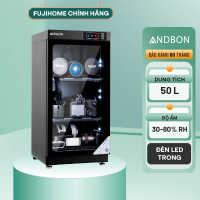 Tủ chống ẩm ANDBON AD-50S dung tích 50L - Phạm vi khống chế độ ẩm từ 30% - 80% RH - Bảo hành điện tử Toàn Quốc