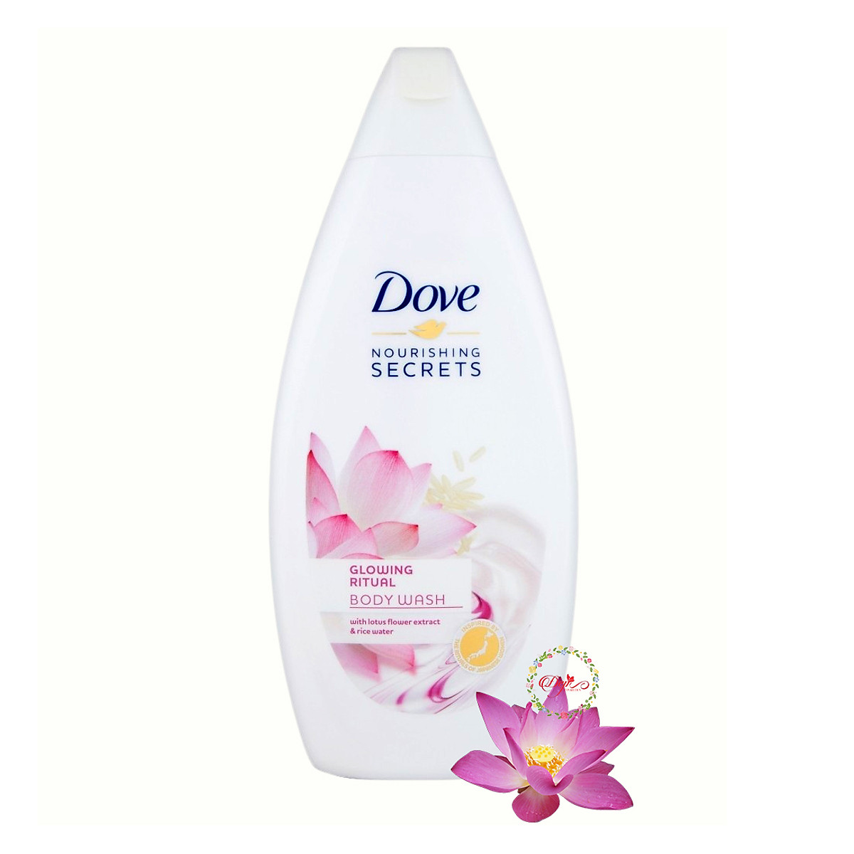 [Hcm]Sữa Tắm Dove Cao Cấp Hương Sen Và Tinh Chất Từ Gao Giúp Nuôi Dưỡng Làn Da * 500Ml - Hàng Của Đức