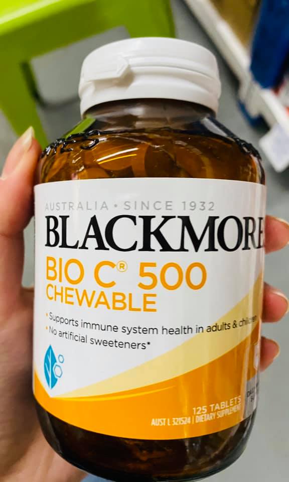 Vitamin C 500 Blackmores 125 Viên Mẫu Mới