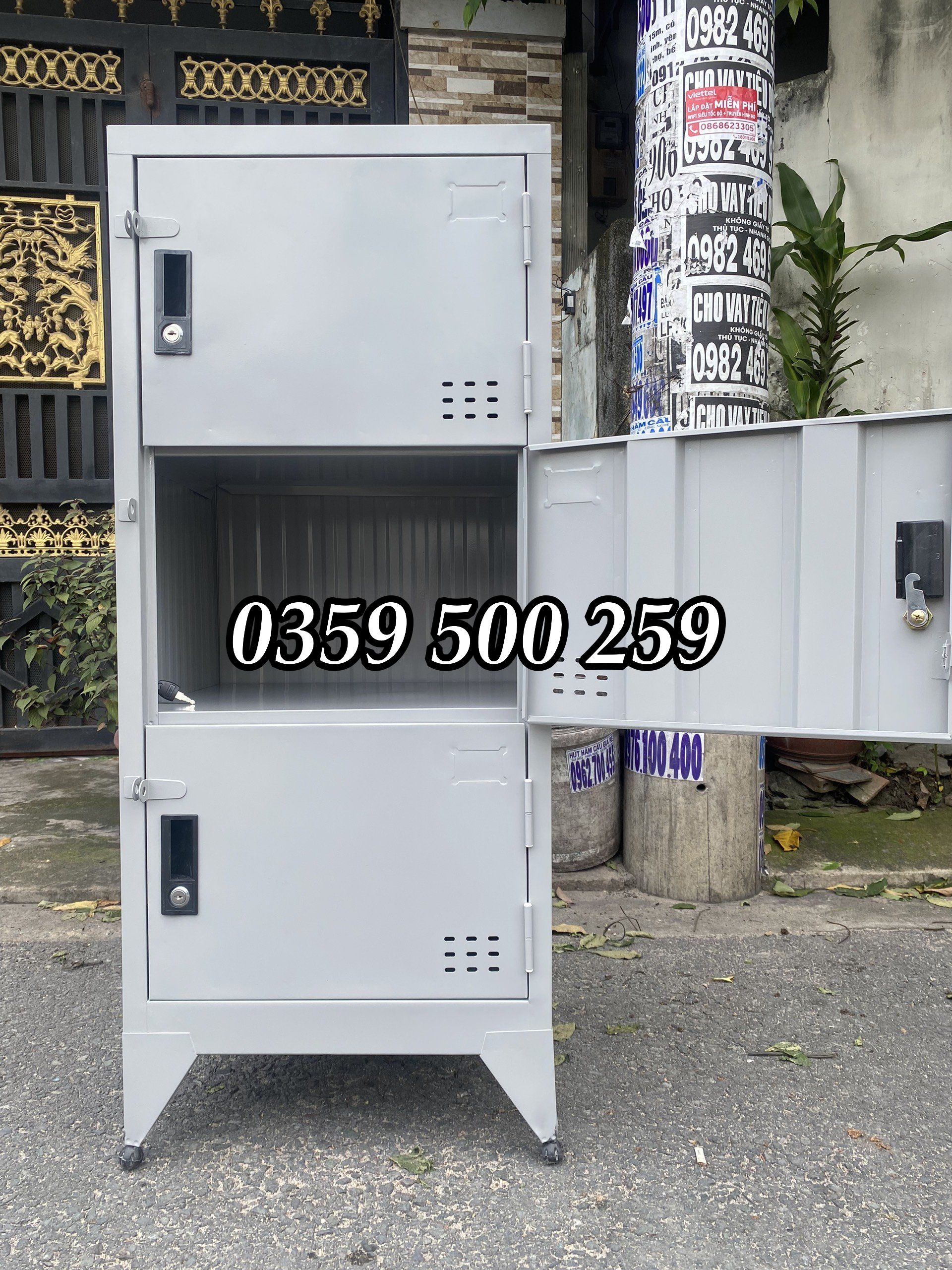 [FREESHIP] TỦ HỒ SƠ - TỦ LOCKER - TỦ SẮT ĐỰNG HỒ SƠ SƠN TĨNH ĐIỆN CAO CẤP