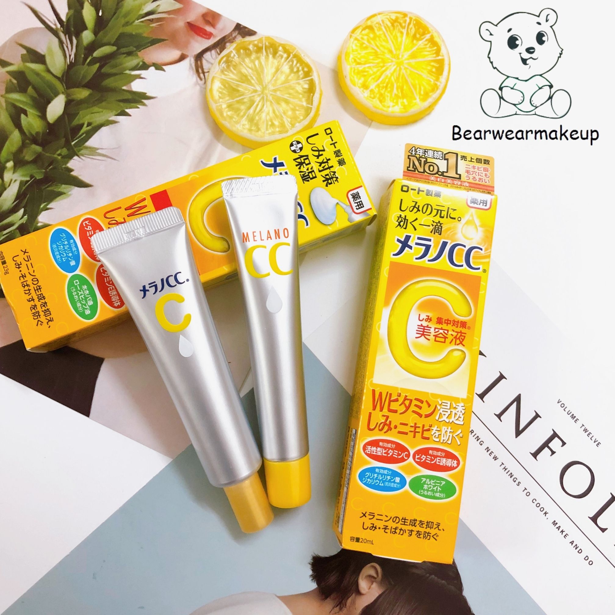SERUM VITAMIN C ROHTO MELANO CC HỖ TRỢ GIẢM THÂM MỤN CC MELANO