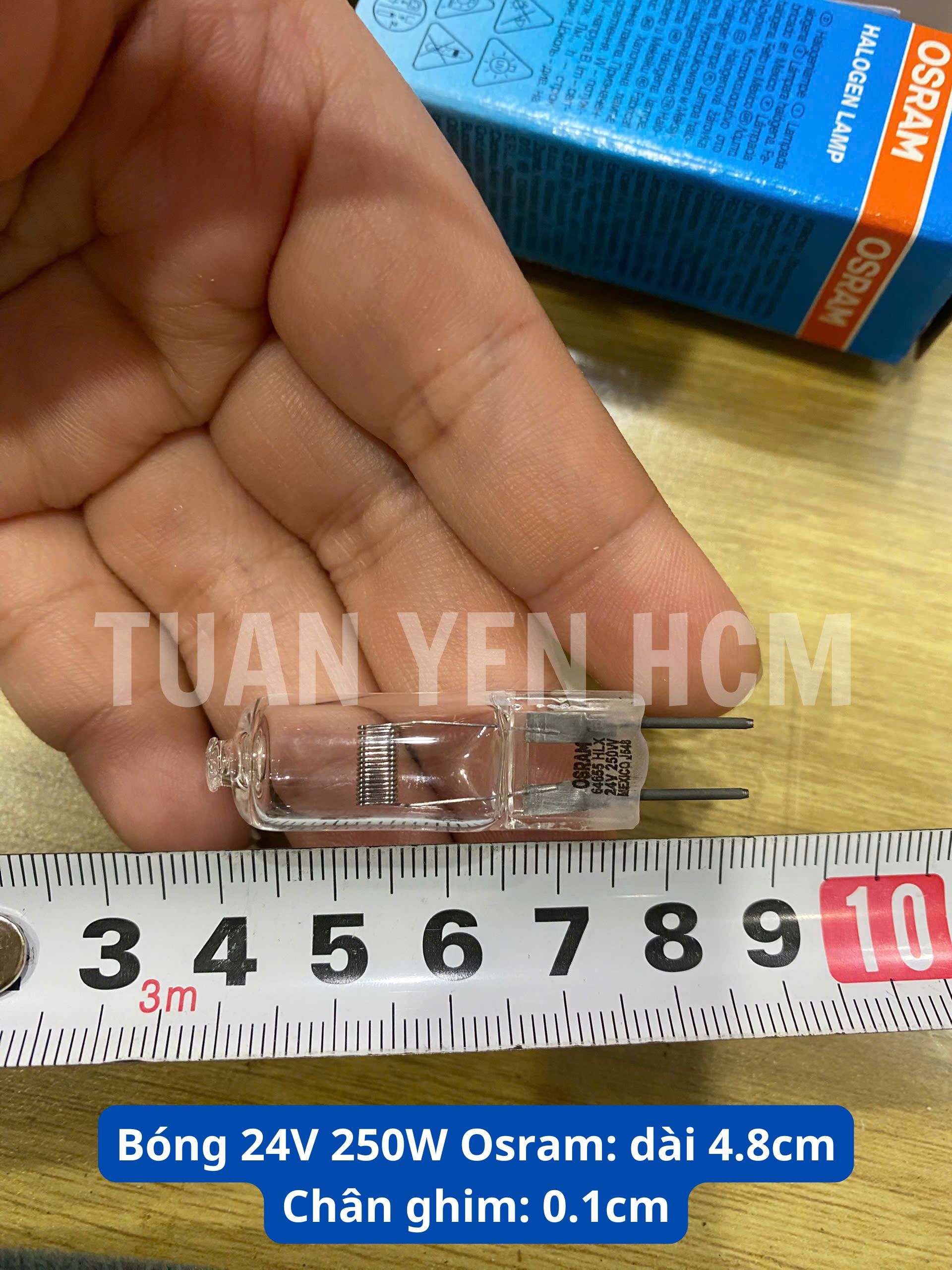 Bóng đèn Halogen 24V Osram công suất 50W-100W-150W-250W (loại tốt) - Hàng chính hãng