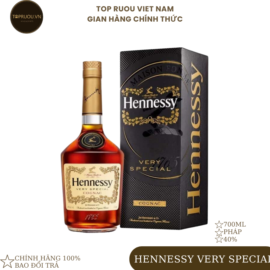 [TopRuouVietNam] Rượu Cognac Hennessy Very Special - 700ml [Hàng Thật]