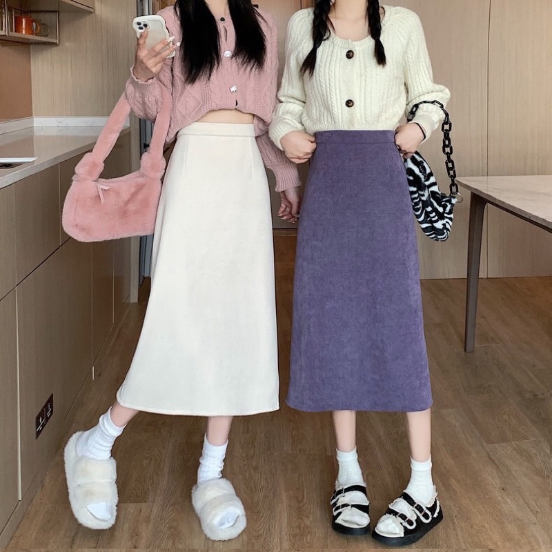 Váy Yếm nữ Nhung tăm Dáng Dài form rộng xẻ vạt sau Phong Cách Hàn Quốc, yếm  nữ dáng váy nhung tăm dài rộng có túi | Shopee Việt Nam