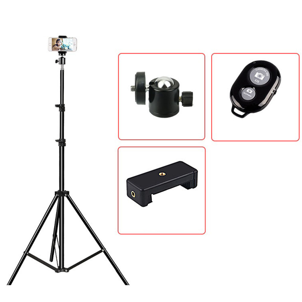 Tripod Giá đỡ điện thoại/ Cây livestream gậy chụp ảnh 3 chân chân đỡ điện thoại quay video chụp ảnh 