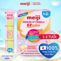 Sản Phẩm Dinh Dưỡng Công Thức Dạng Viên Meiji Growing Up Formula EZcube  - Nhập khẩu chính hãng (560g)