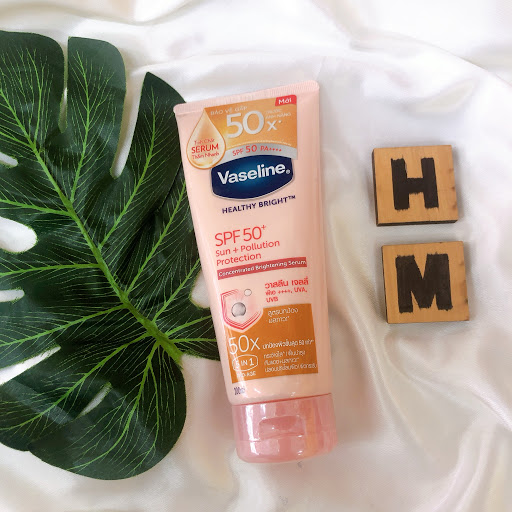 Sữa Dưỡng Thể Vaseline 50X Serum Chống Nắng Dưỡng Trắng Da Gấp 50 Lần Vaseline 50X Spf 50 Pa+++ Dưỡng Ẩm Thấm Nhanh Không Bết Dính - Hami Cosmetics