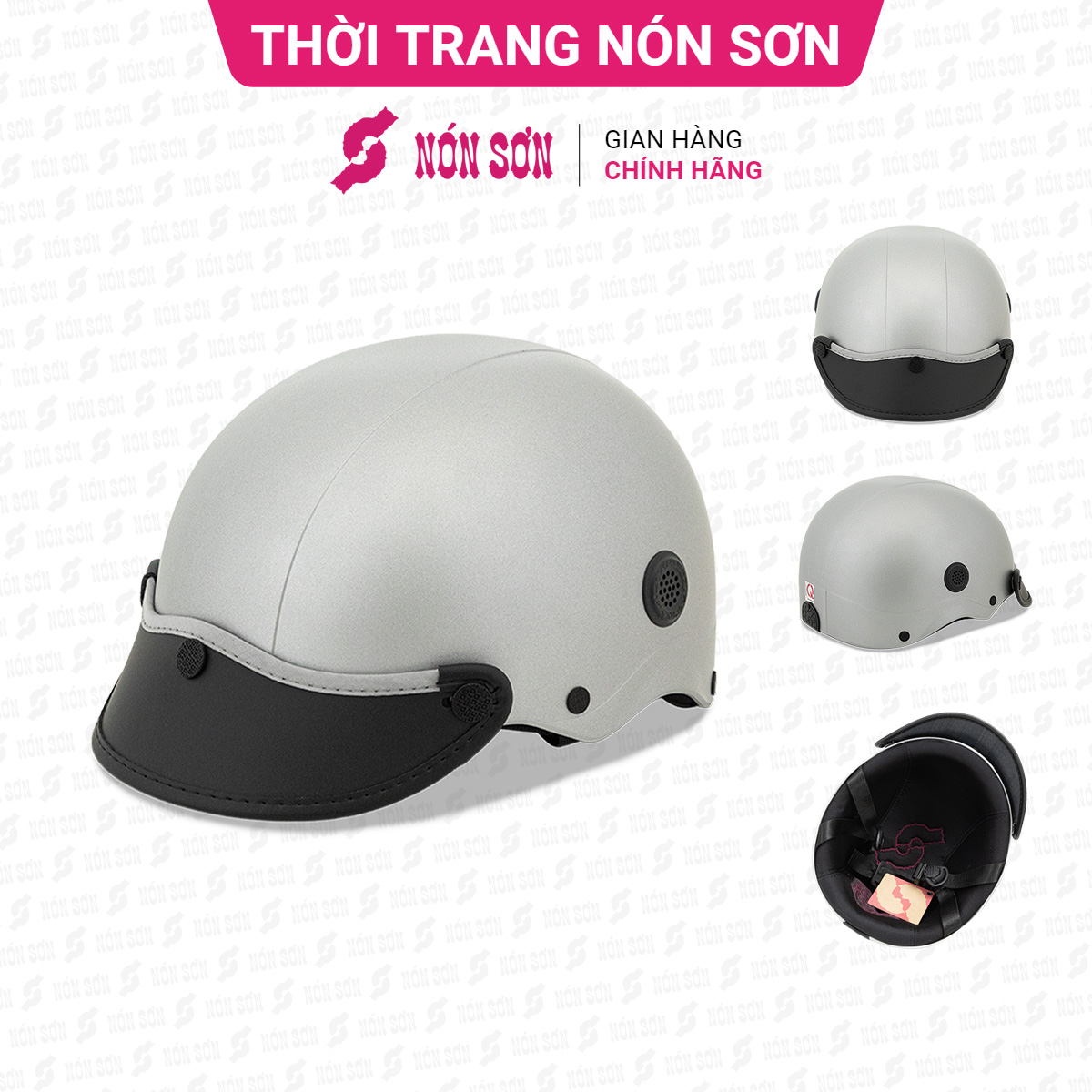 Mũ bảo hiểm lỗ thông gió NÓN SƠN chính hãng TG-XM181