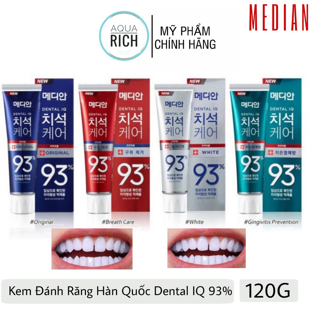 Kem Đánh Răng Median Dental IQ 93% 120g