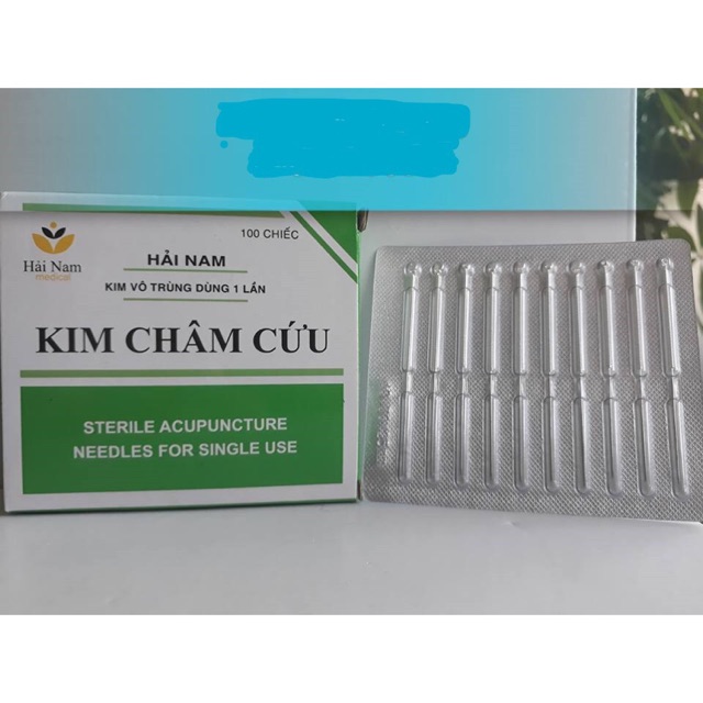 Kim Châm Cứu Hải Nam Số 4 ( Combo 100 Kim )