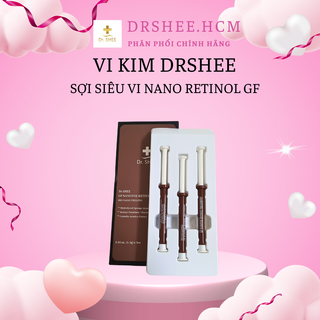 [HCM] VI KIM DR.SHEE Vi kim sinh học Drshee Sợi siêu vi Nano Retinol GF Dr Shee [Mẫu mới]