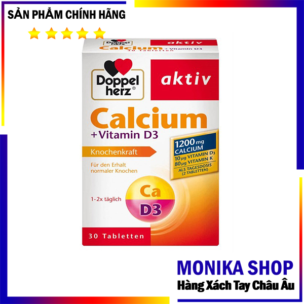 Calcium + Vitamin D3 hàng Đức