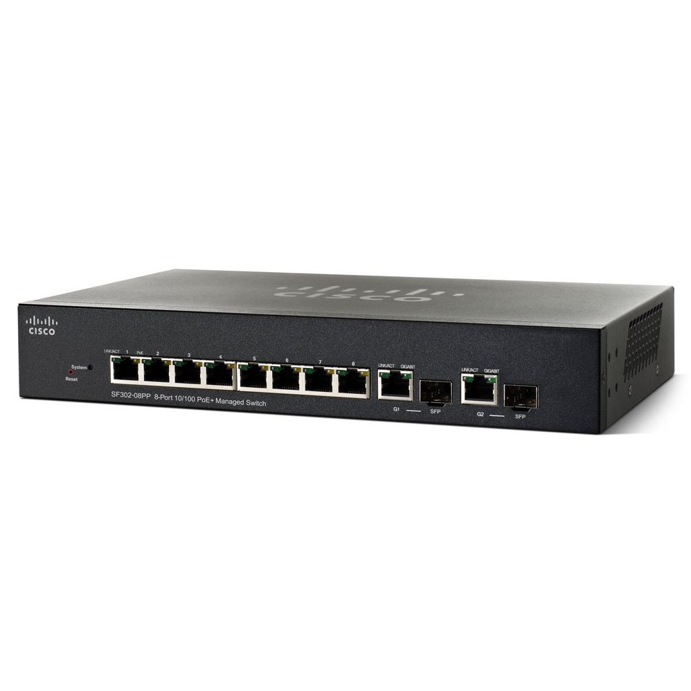 CISCO SF352-08MP-K9-EU 8-port 10/100 Max-POE Managed Switch