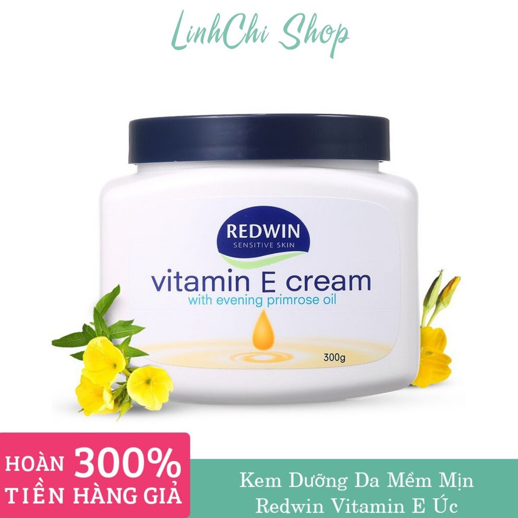 Kem Dưỡng Da Mềm Mịn Redwin Vitamin E Úc - Cam kết hàng