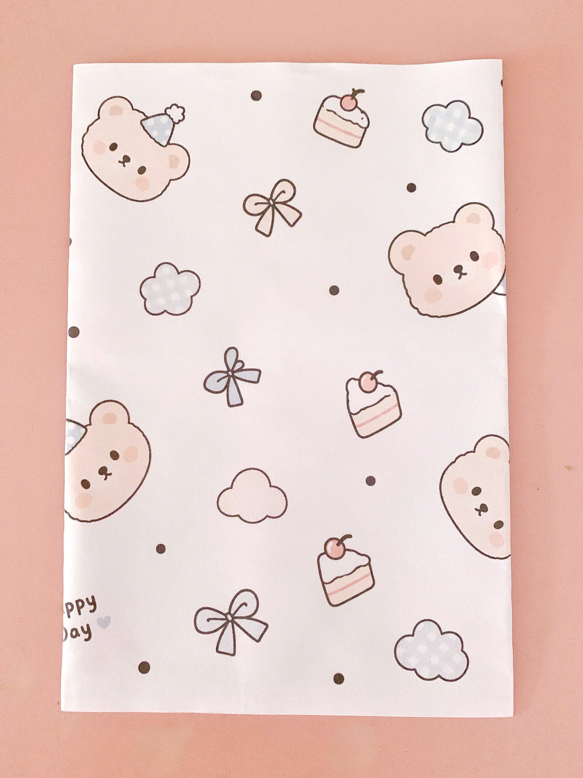 (10/50) SET TÚI GIẤY 14X20CM NHIỀU MẪU giấy dày dặn gói quà tặng họa tiết dễ thương (B01-B06) by Hebebu