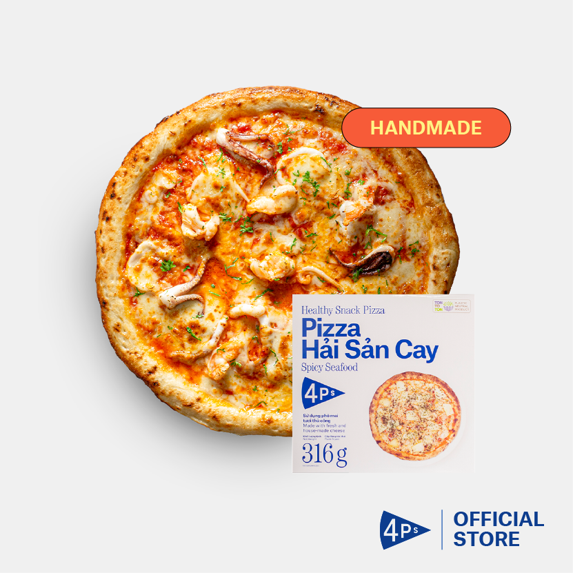 Pizza 4Ps Pizza Hải Sản Cay Đông Lạnh - 316G