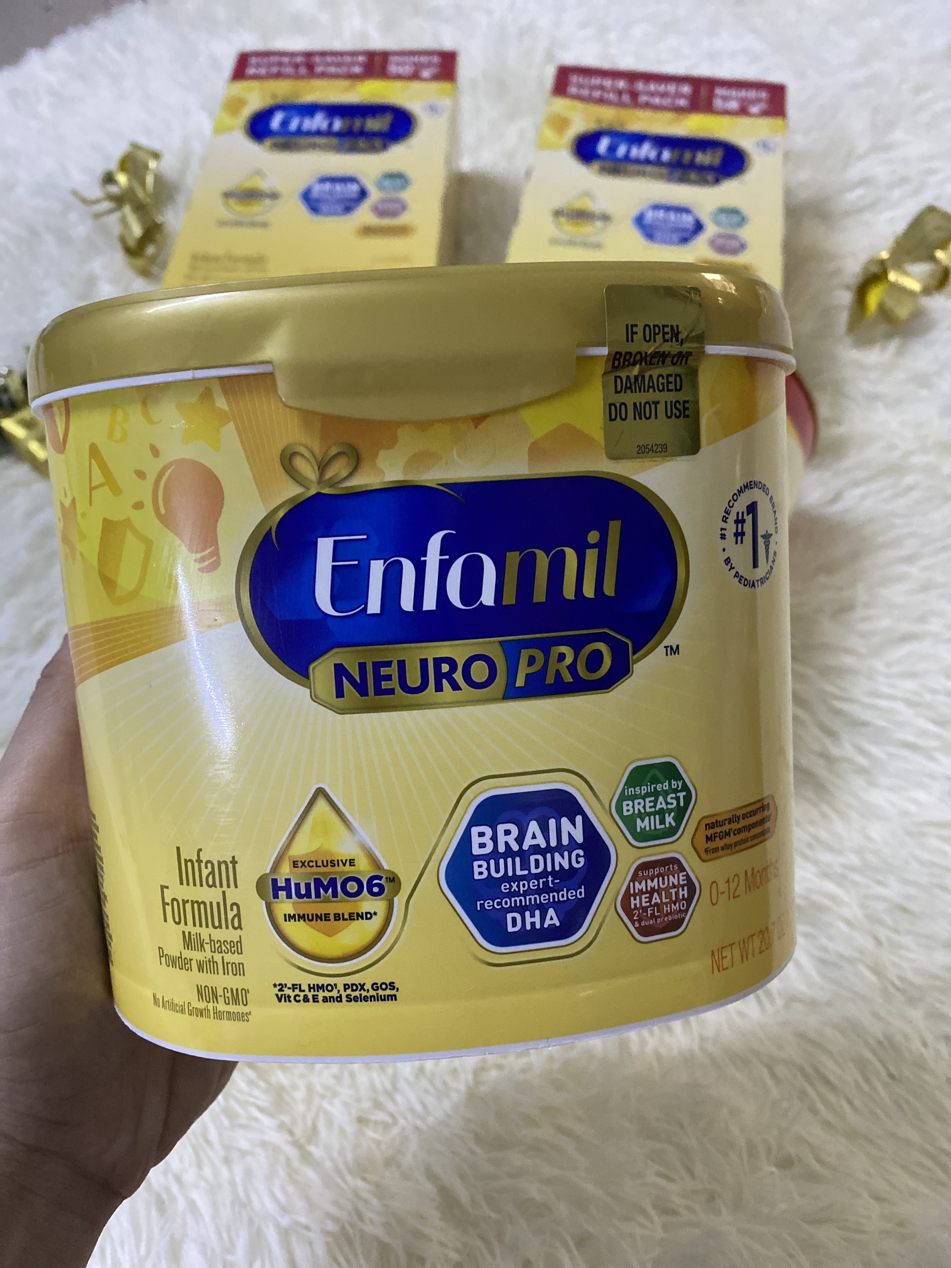 [freeship] Sữa Enfamil Neuropro mỹ enfamil vàng 0- 12 tháng cùng hãng với sữa enspire