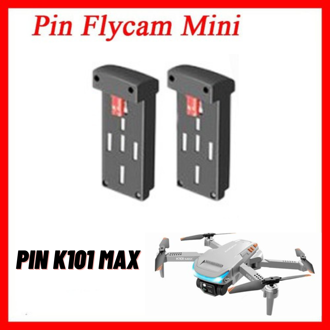 Pin Flycam K101 Max Drone mini Dung Lượng 1800mAh Cho Thời Gian Bay 20 Phút - Pin Play camera 4k