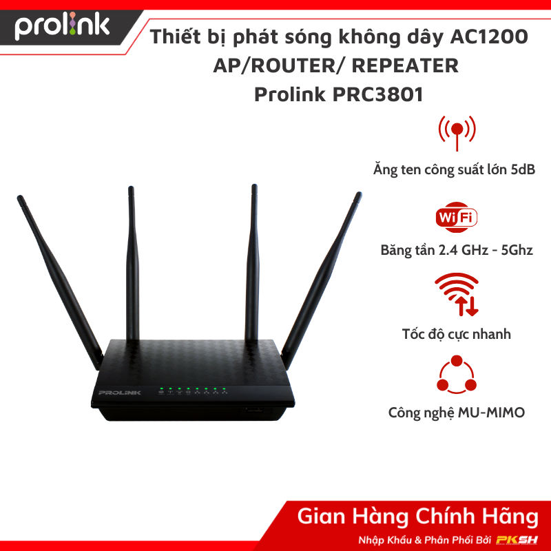 Bộ Phát Wifi Prolink PRC3801