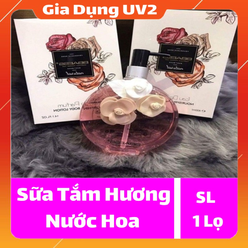 Sữa Tắm Hương Nước Hoa Dưỡng Trắng Da Hàn Quốc - Chiết Xuất Hoa Hồng Trắng Hồng Tự Nhiên Ngăn Ngừa Lão Hoá