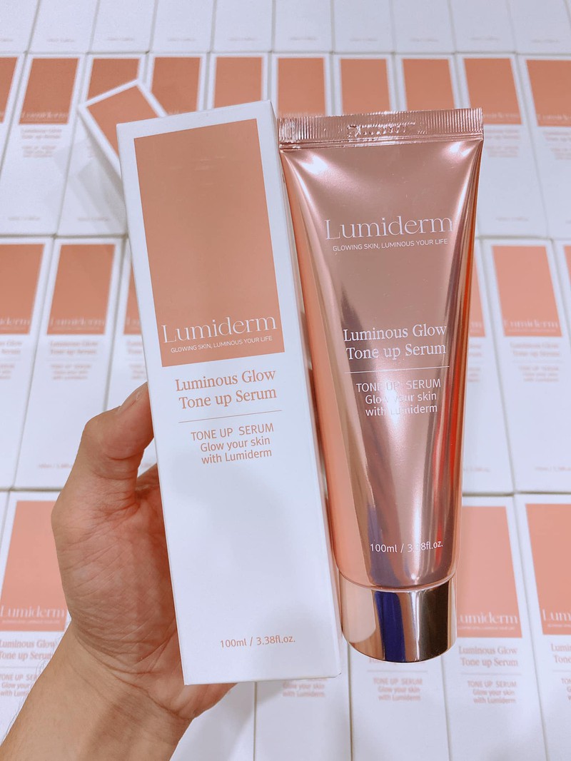 [Hcm]Kem N&Acircng Tone Da Lumiderm Luminous Glow Tone Up Serum 100Ml Ch&Iacutenh H&Atildeng - 9140