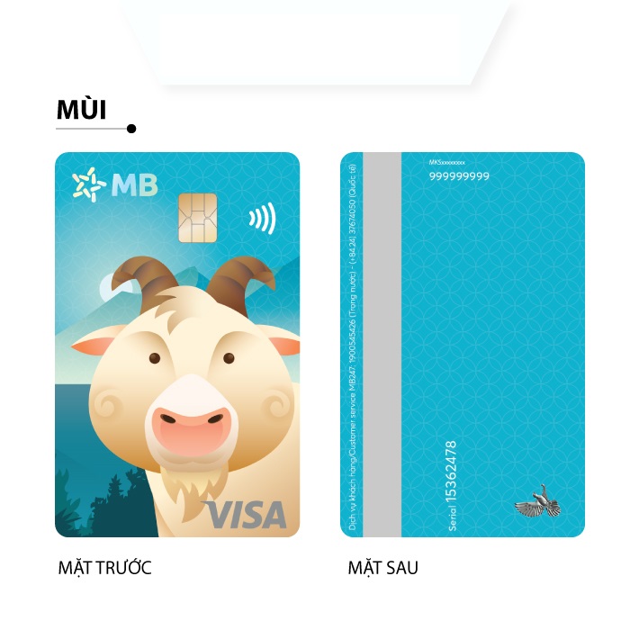 Bộ sưu tập thẻ MB Hi Visa Collection - 12 Con Giáp