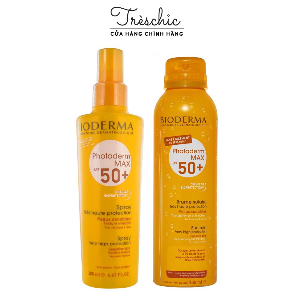 Xịt Chống Nắng Bioderma Max 150Ml Siêu Tiện Lợi