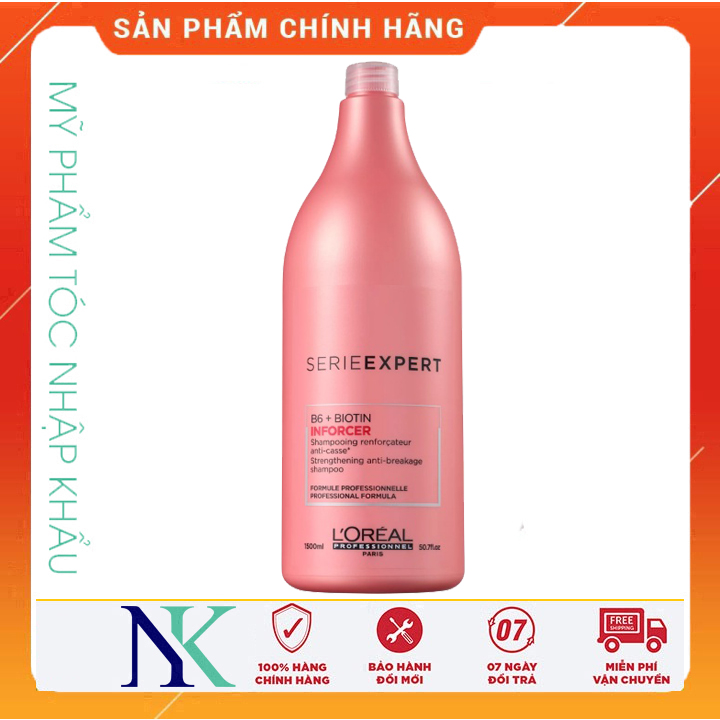 [Hcm]Dầu Gội Tăng Cường Cho Tóc Gãy Rụng Inforcer Biotin + Vitamin B6 1500Ml