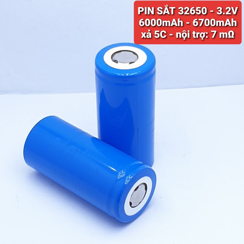 Achun.vn - PIN LITHIUM SẮT 32700 - 6000/6700mah- xả 5C - 3.2V