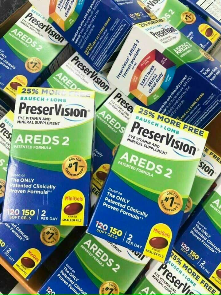 [Hcm]Viên Uống Bổ Mắt Preservision Areds 2 Formula 150 Viên Mỹ