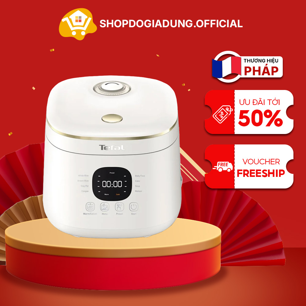 Nồi cơm điện tử Tefal Rice Mate Mini 0.7L RK515168