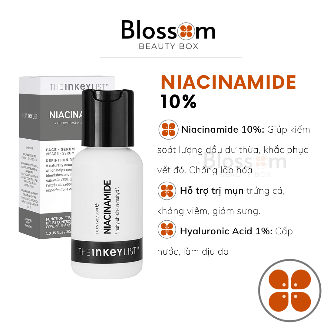 The Inkey List Serum Niacinamide Cho D.a Dầ.u M.ụn