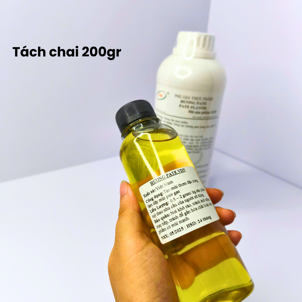 Hương PATE VDN dạng lỏng – tạo mùi thơm đặc trưng làm dậy mùi pate gan