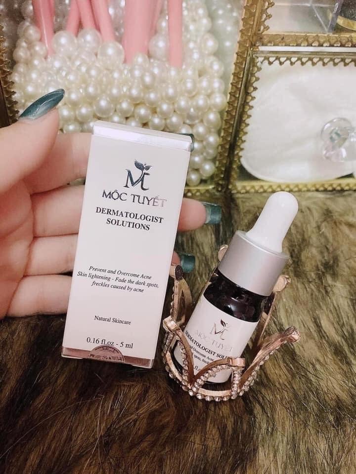 Serum Trị Mụn Mộc Tuyết Cam Kết Chính Hãng 100% (Tặng Kèm Mặt Nạ Ủ)